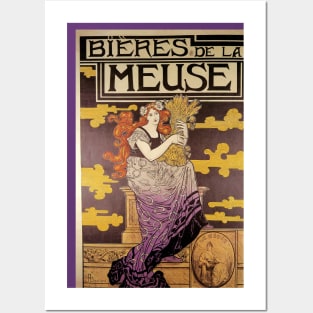 Bieres de la Meuse by Marc Auguste Bastard Posters and Art